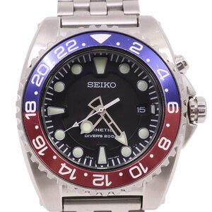 【カスタム品】SEIKO セイコー プロスペックス スクーバ200M キネティック メンズ 腕時計 黒文字盤 5M62-0BL0【いおき質店】
