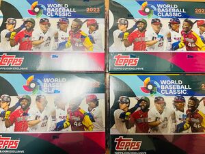 新品未開封 4Boxセット Topps 2023 World Baseball Classic WBC ボックス 大谷翔平 サイン