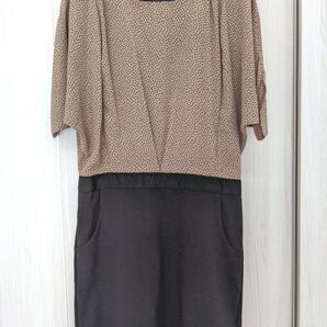 ワンピース マタニティ 宮参り 授乳服 授乳口つき フォーマル Pearls パールズ 産後ウェア 切り替え 水玉 半袖 日本製