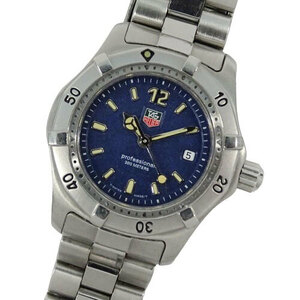 1 jpy ~ TAG Heuer TAG Heuer Professional 200M WK1313 clock lady's brand Date quartz SS blue face (v0081790000)