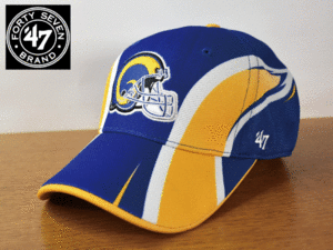 1円スタート!【未使用品】(OSFA - 56cm-59cm) 47 BRAND NFL LA RAMS ラムス キャップ 帽子 K275