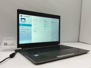 ジャンク/ TOSHIBA dynabook R63/M PR63MTC4447AD11 Intel Core i5-8250U メモリ8.19GB SSD256.06GB 【G19919】