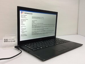 ジャンク/ VAIO VJP132 Intel Core i3-5005U メモリ4.1GB SSD128.03GB 【G15146】