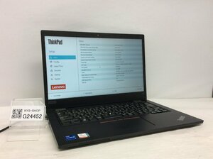 ジャンク/ LENOVO 20VJS17X00 ThinkPad L13 Gen 2 Intel Core i7-1165G7 メモリ16 GB NVMe512GB 【G24452】