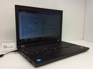 ジャンク/ LENOVO 20J8A00100 ThinkPad L570 Intel Celeron 3965U メモリ4.1GB HDD500.1GB 【G13347】