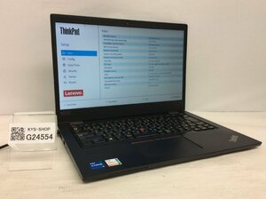 ジャンク/ LENOVO 20VJS17Y00 ThinkPad L13 Gen 2 Intel Core i5-1135G7 メモリ8 GB NVMe256GB 【G24554】