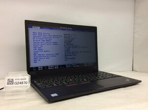 ジャンク/ LENOVO 20KTS0HE00 ThinkPad E580 Intel Core i3-7130U メモリ8.19GB ストレージ無し 【G24870】