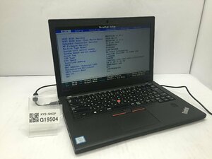  Junk / LENOVO 20HN000VJP ThinkPad X270 Intel Core i5-7300U memory 8.19GB storage less [G19504]