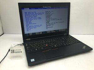 ジャンク/ LENOVO 20J80008JP ThinkPad L570 Intel Core i5-7200U メモリ4.1GB HDD500.1GB 【G22276】
