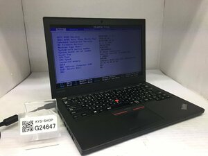 ジャンク/ LENOVO 20F5A13P00 ThinkPad X260 Intel Core i3-6100U メモリ4.1GB ストレージ無し 【G24647】