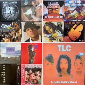 【お得セット 全LP】90年～00年代 HIP HOP、R&B 13枚セット (Janet Jackson、LLOYD、LL Cool J、Ne-Yo、R.Kelly & JAY-Z、TLC)