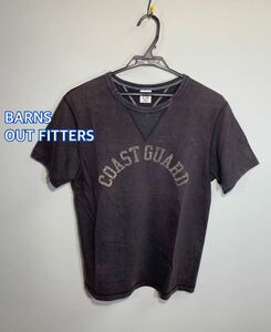 ■BARNS OUT FITTERSバーンズ　COAST GUARD コーストガード　ブリーチ両V TシャツM☆BT-1