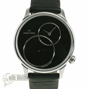 [ domestic regular ] jacket * draw JAQUET DROZ gran * second off center onyx J006030270 self-winding watch SS