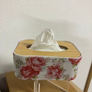 ミニティッシュケース デコパージュ ローズ