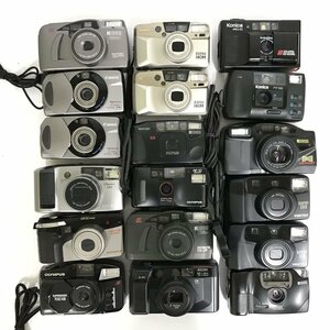 【清掃動作確認済】 Pentax , Konica , Canon , Ricoh , Minolta コンパクトフィルム 18点セット まとめ ●ジャンク品 [8965TMC]