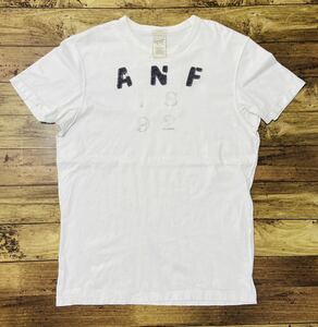 衝撃プライス！【王道ベーシックモデル！】【Abercrombie&Fitch アバクロンビー&フィッチ】オリジナルロゴ 半袖Tシャツ【サイズL】N-U91