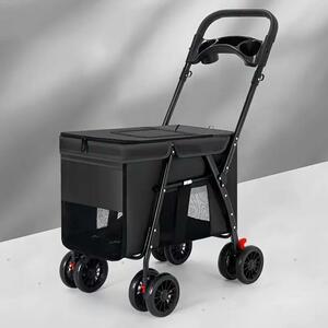  pet Carry black black shopping Cart shopping basket Carry case 