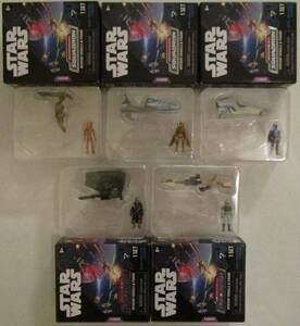 STAR WARS MICRO GALAXY SQUADRON - SERIES 5 MYSTERY VEHICLE & FIGURE - LOT OF 5 海外 即決