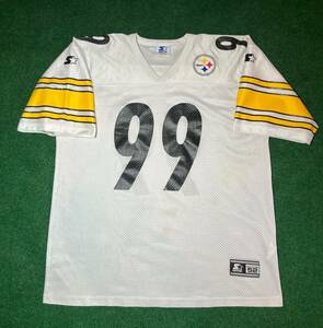 Pittsburgh Steelers Vintage Starter Kirkland #99 Mens XL Jersey 海外 即決