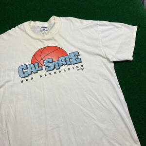 Vintage Cal State San Bernardino Coyotes Shirt Mens XL White Basketball 90s Tee 海外 即決