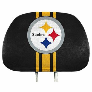 Pittsburgh Steelers NFL Printed Headrest Covers 海外 即決