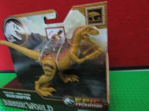 Jurassic World Epic Evolution Strike Attack Velociraptor Orange Figure 2023 New! 海外 即決