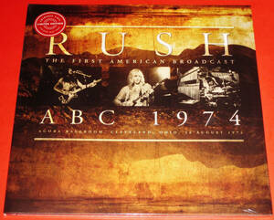 Rush: ABC 1974 Agora Ballroom Cleveland Ohio 26 August 1974 2 LP Color バイナル NEW 海外 即決