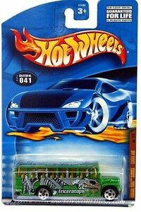 2001 Hot Wheels #041 Fossil Fuel School Bus 海外 即決