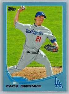 2013 Topps #519 Zack Greinke Los Angeles Dodgers 海外 即決