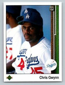 Chris Gwynn 1989 Upper Deck #607 Los Angeles Dodgers 海外 即決