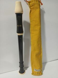 Vintage Japanese 1970s AULOS No. 205 RECORDER Musical Instrument, With Soft Case 海外 即決