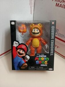 Super Mario Bros Movie TANOOKI MARIO 5” Figure 2023 Jakks Pacific - Brand New 海外 即決