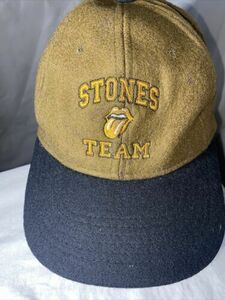 Vintage The Rolling Stones - Stones Team - Wool Blend Hat SnapBack 90s Y2K 海外 即決