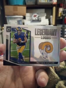 Matthew Stafford 2021 Donruss Optic Prizm Legendary Logos #LL-13 Los Angeles... 海外 即決