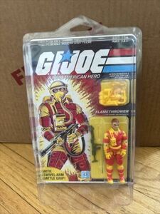 Gi Joe Flamethrower 1984 Hasbro Recard Recarded Figure 100% Complete 海外 即決