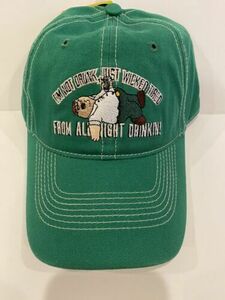 Family Guy Wicked Tired Beer Drinking Party Golf Baseball Hat Green NWT 海外 即決