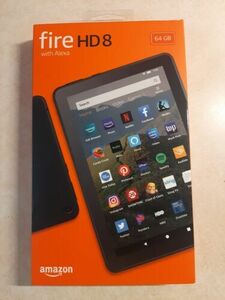 New Amazon Fire HD 8 10th Generation 64GB Wi-Fi 8in Display Black with Alexa 海外 即決