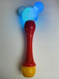 Disneyland Bubble Wand Mickey Mouse Light Up Colors Glow Wand Kids Souvenir 海外 即決