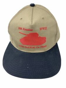 38th Reunion WWII 557th Ord H.M. Co Tank Snapback Adult Cap Hat 海外 即決