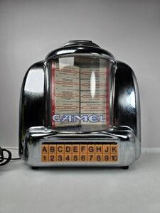 Working Vintage Camel Tobacco Joe's Diner Jukebox Radio Cassette Player 海外 即決