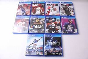 Lot of 10 UNTESTED Sony PlayStation 4/PS4 Video Game Discs 海外 即決