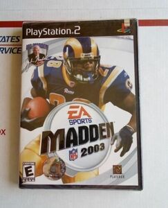 Madden NFL 2003 (Sony PlayStation 2, 2002) PS2 Brand New Sealed 海外 即決