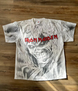 Vintage Iron Maiden T-Shirt Size XL - 1999 AOP 海外 即決