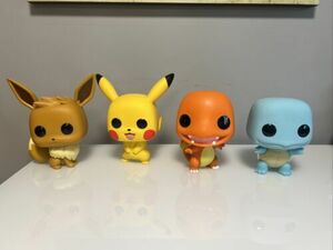 Funko Pop Lot! Pokmon Charmander, Squirtle, Eevee, Pikachu. 10 inch NO BOX! 海外 即決