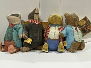 Wind in the Willows plush bean bag stuffed animals 海外 即決