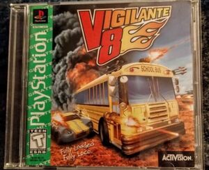 Vigilante 8 Sony Playstation 1 Activision 1998 Complete with Manual NTSC 海外 即決