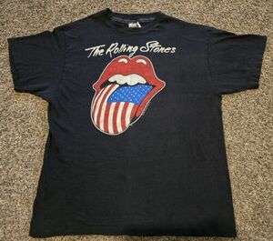 Vintage The Rolling Stones 1981 North American Tour Single Stitch T-shirt Large 海外 即決
