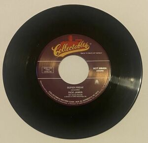 Rick James “ Super Freak / Give It To Me Baby “ Back To Back Hits 45 Vinyl 海外 即決
