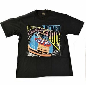 VTG King Richard Petty Motorsport NASCAR “Another Decade” Black T-Shirt NEW XXL 海外 即決