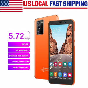 5.72in Dual Cards Phones 512MB 4GB one Clearance Standby Smartphone (Orange) 海外 即決